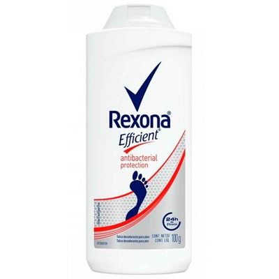 Talco Desodorante Para Pés Rexona Efficient 100g