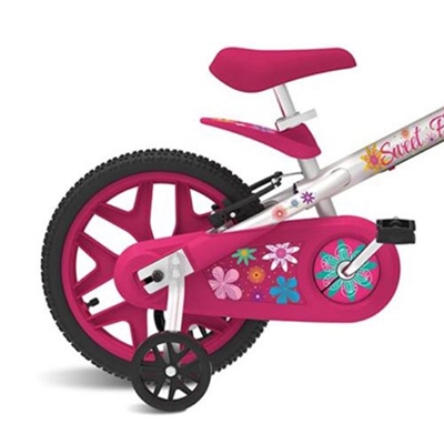 Bicicleta Aro 14 - Sweet Game (Rosa) - Bandeirante