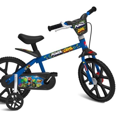 Bicicleta Masculina Infantil Aro 14 Bike Moto Cross Vermelha