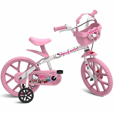 Bicicleta Bandeirante Hello Kitty Aro 14 3344