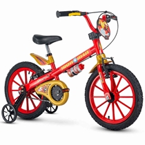 Bicicleta Nathor Homem De Ferro Aro 16 Vermelho