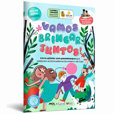 Livro-Pôster Vamos Brincar Juntos!