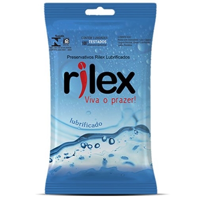 Preservativo Rilex Lubrificado 3 Unidades