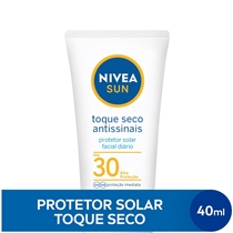 Protetor Solar Facial Nivea Sun Toque Seco Antissinais FPS 30 40ml