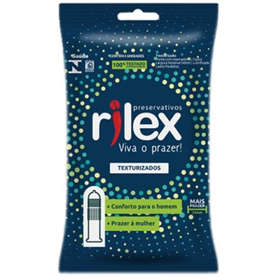 Preservativo Rilex Texturizado 3 Unidades