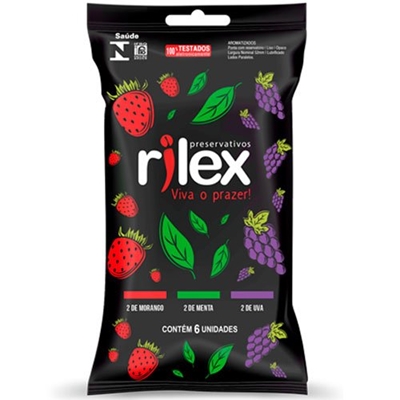 Preservativo Rilex Mix De Frutas 6 Unidades