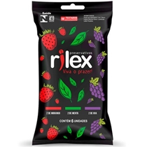 Preservativo Rilex Mix De Frutas 6 Unidades