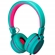 Headphone OEX Infantil Fluor Stereo Com Microfone Turquesa e Rosa HS107