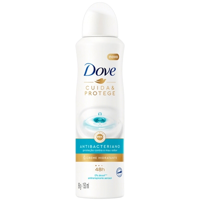 Desodorante Aerosol Dove Cuida & Protege Antibacteriano 150ml