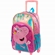 Mochila de  Rodinha Sestini Peppa Dots Rosa 066217-00