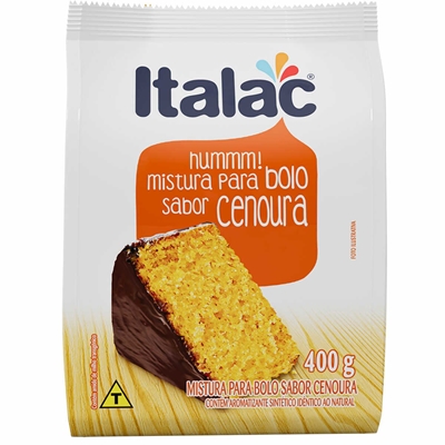 Mistura Para Bolo de Cenoura Italac 400g