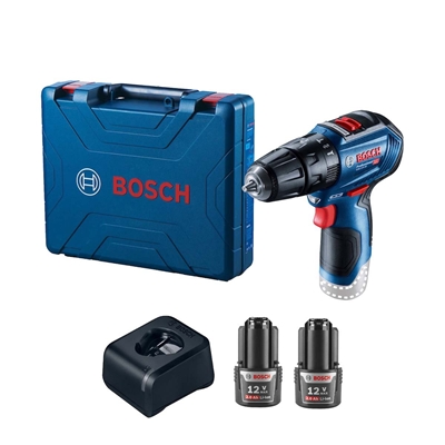 Parafusadeira e Furadeira com Impacto a Bateria Bosch 12V Brushless GSB 12V-30