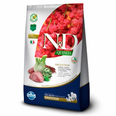 Ração N&D Quinoa Cães Adultos Com Sensibilidade Digestiva Cordeiro 800g (MP)