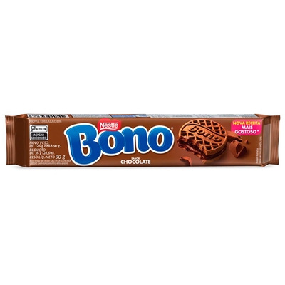 Biscoito Recheado Bono Chocolate 90g