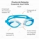 Óculos De Natação Vollo Adulto  Essential Azul VN501-2
