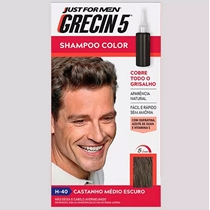 Shampoo Grecin 5 Color Castanho Médio Escuro 60ml