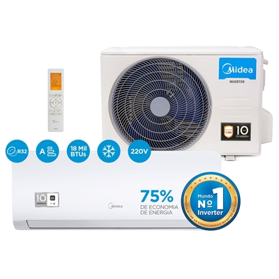 Ar-Condicionado Split 18.000 BTUs Springer Midea Inverter 220V Wi-Fi 42AGVCI18M5/38AGVCI18M5 220V