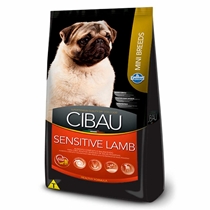 Ração Cibau Sensitive Cães Adulto Raças Pequenas Cordeiro 3kg (MP)