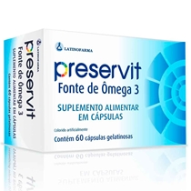 Preservit  60 Cápsulas Ômega 3 Cristália