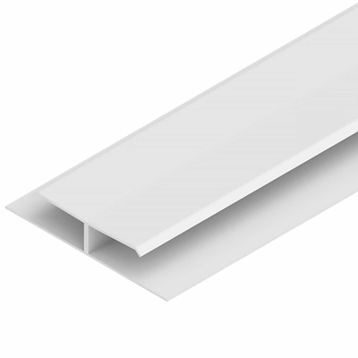 Perfil Pvc Tipo H 3m Branco - Plasmeg  (MP)