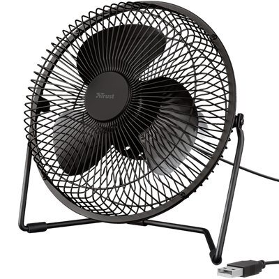 Mini Ventilador Trust USB Blaze Colling Fan Preto 24311