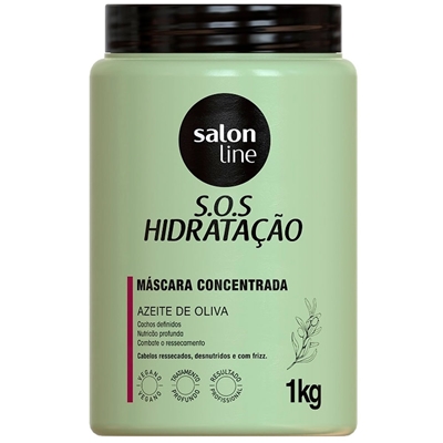 Máscara S.O.S Hidratação Salon Line Azeite De Olivia 1kg