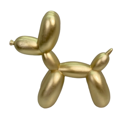 Adorno Noritex Cão de Balão Dourado 437-7410096