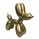 Adorno Noritex Cão de Balão Dourado 437-7410096