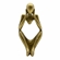 Adorno Noritex Figura Abstrata Ouro 437-499934