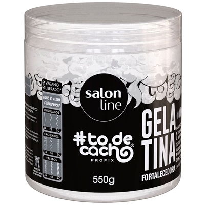 Gelatina Salon Line #Todecachos Fortalecedora 550g