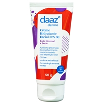 Creme Hidratante Facial Daaz Pele Normal a Seca FPS30 50g