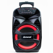 Caixa Amplificada Amvox ACA 480 Viper II480 RMS Display de LED Bivolt 000503A14 Preto