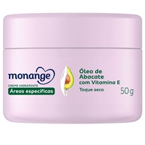 Creme Hidratante Monange Áreas Específicas Óleo De Abacate Com Vitamina E 50g