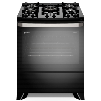 Fogão 5 Bocas Electrolux Experience Perfectcook E Vaporbake Preto FE5GP