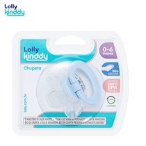 Chupeta Lolly Dreams Silicone Ortôdontico T1 Azul