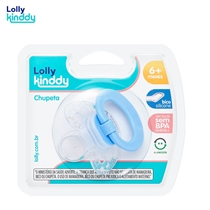 Chupeta Lolly Dreams Silicone Ortôdontico T2 Azul