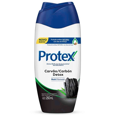 Sabonete Líquido Protex Carvão Detox 250ml