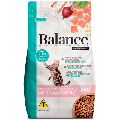 Ração Balance Premium Especial Gato Adulto Salmão 900g (MP)