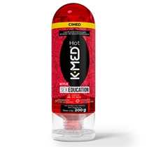 Gel Lubrificante K-Med Hot Sex Education 200g