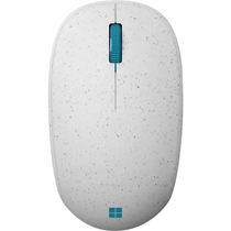 Mouse Sem Fio Microsoft Ocean Plastic Pontilhado Branco L621306B