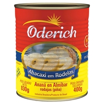 Abacaxi em Rodelas Oderich 400g