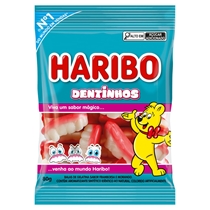 Bala De Gelatina Haribo Dentinho 80g