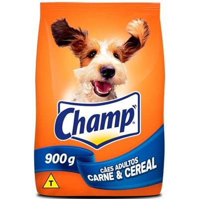 Ração Champ Cães Adulto Carne e Cereal 900g (MP)