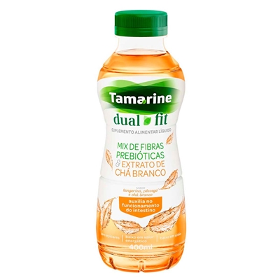 Tamarine Dual Fit 400ml  Sabor  Tangerina+ Pêssego+ Chá Branco  Cosmed