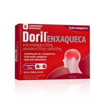 Doril Enxaqueca 8 Comprimidos Revestidos  Cosmed