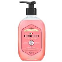 Sabonete Líquido Glicerinado Fiorucci Fiori Rosa 400ml