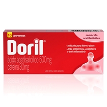 Doril 500+30mg 10 Comprimidos Cosmed