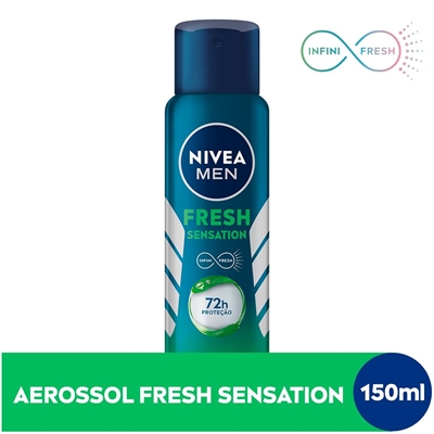 Desodorante Aerosol Antitranspirante Nivea Men Fresh Sensation  150ml