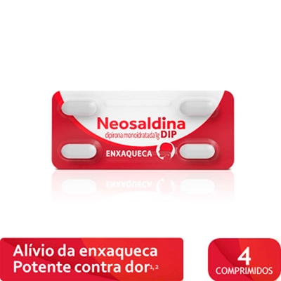 Neosaldina Dip 1g 4 Comprimidos Cosmed