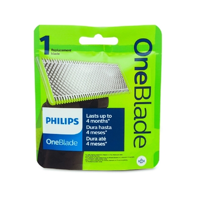 Lâmina Philips Refil OneBlade Rosto Cinza QP210/51